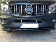 Mercedes Sprinter W906 2006–2018 DPT predný lip spojler (lesklá čierna) fotografia 9