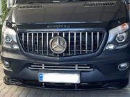 Mercedes Sprinter W906 2006–2018 DPT predný lip spojler (lesklá čierna) fotografia 10