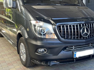 Mercedes Sprinter W906 2006–2018 DPT predný lip spojler (lesklá čierna) fotografia 11