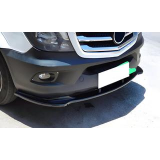 DPT predný lip spojler (lesklá čierna) Mercedes Sprinter W906 2006–2018 fotografia 1