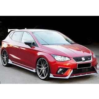 Predný lip spojler DPT V-2 (lesklá čierna) Seat Ibiza 2010–2017 fotografia 2