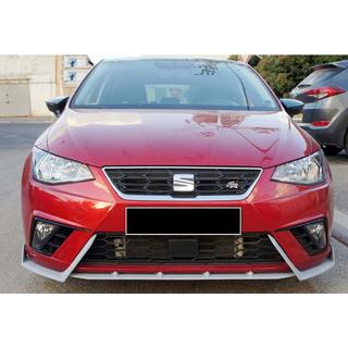 Predný lip spojler DPT V-2 (lesklá čierna) Seat Ibiza 2010–2017 fotografia 3