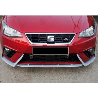 Predný lip spojler DPT V-2 (lesklá čierna) Seat Ibiza 2010–2017 fotografia 4