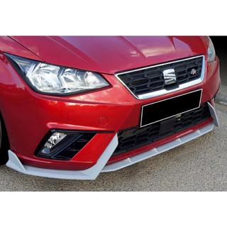 Predný lip spojler DPT V-2 (lesklá čierna) Seat Ibiza 2010–2017 fotografia 1