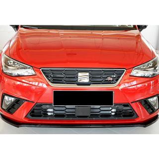Predný lip spoiler nárazníka DPT V-4 (čierny lesk) Seat Ibiza 2010–2017 fotografia 2