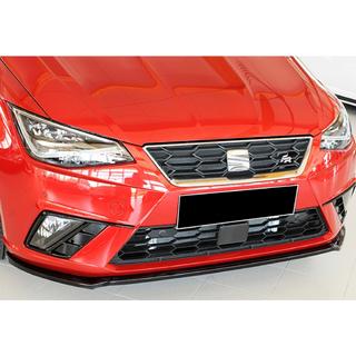 Predný lip spoiler nárazníka DPT V-4 (čierny lesk) Seat Ibiza 2010–2017 fotografia 3