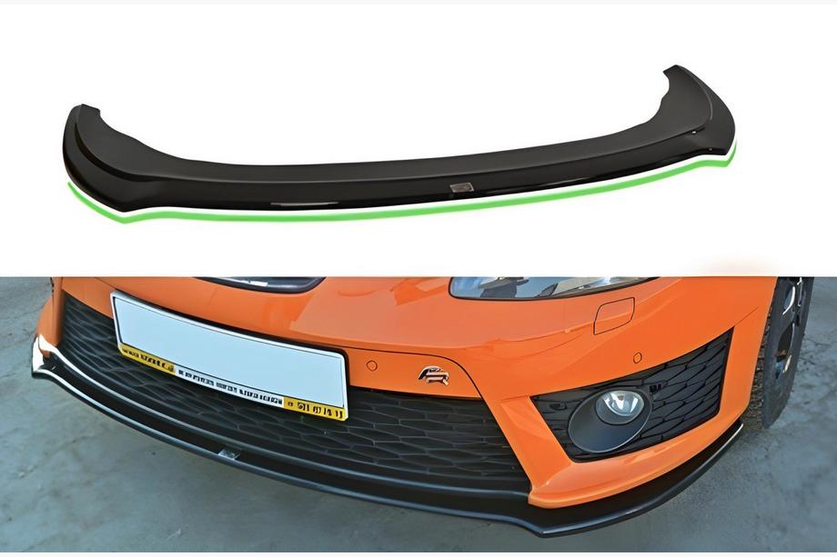 Seat Leon 2005–2012 Predná lip lišta DPT (pre Cupra, lesklá čierna) Image