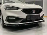 Seat Leon 2020– Predný lip spojler DPT V-2 (lesklá čierna) fotografia 4
