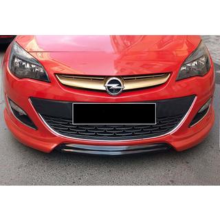 Predný lip spojler DPT V-1 (čierny lesklý) Opel Astra J 2009–2015 fotografia 1