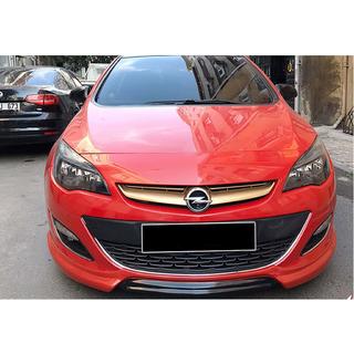 Predný lip spojler DPT V-1 (čierny lesklý) Opel Astra J 2009–2015 fotografia 2