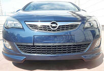 Opel Astra J 2009–2015 Predný lip spojler nárazníka DPT V-2 (na lakovanie) fotografia 2
