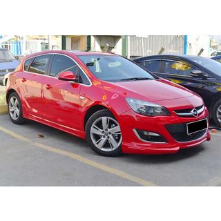 Predný lip spoiler DPT V-3 (na lakovanie) Opel Astra J 2009–2015 fotografia 1