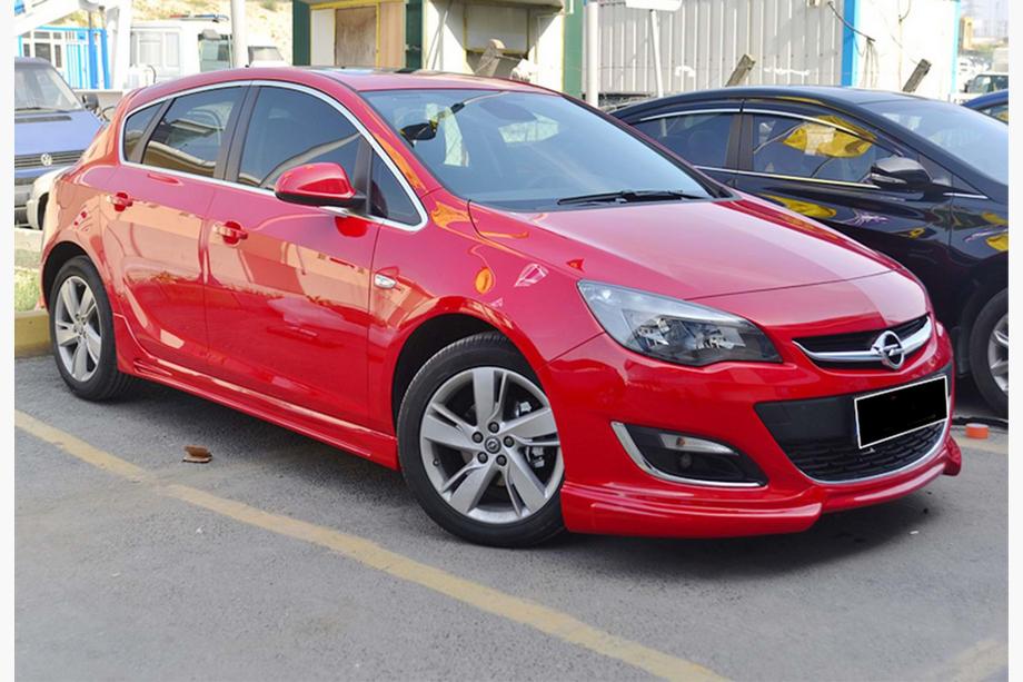 Opel Astra J 2009–2015 Predný lip spoiler DPT V-3 (na lakovanie) Image