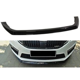 Predný lip spojler DPT V-3 (2013-2017 RS, čierny lesk) Skoda Octavia III A7 2013–2019 fotografia 1