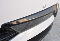 Skoda Superb 2015–2024 Predný lip spojler na nárazník DPT V-4 (2015-2020, lesklá čierna) fotografia 5