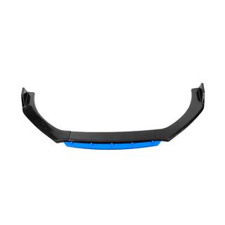 Univerzálny predný lip spojler DPT Blue V-2 (ABS, čierny lesk) fotografia 1