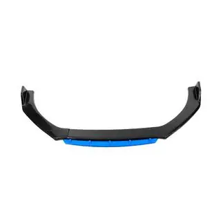 Univerzálny predný lip spojler DPT Blue V-2 (ABS, čierny lesk) fotografia 1