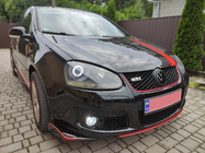 Volkswagen Golf 5 2003–2009 Predný lip DPT V-2 (pre GTI, čierna vo vysokom lesku) fotografia 4