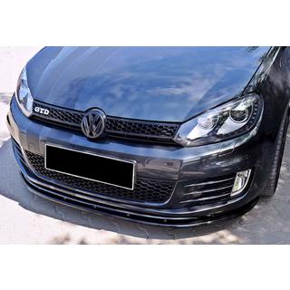 Predný lip DPT V-2 (pre GTI, čierna vo vysokom lesku) Volkswagen Golf 6 2008–2014 fotografia 1