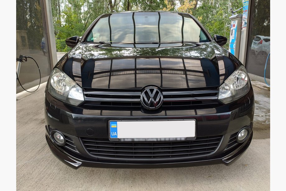 Volkswagen Golf 6 2008–2014 Predný lip spojler DPT V-2 (na lakovanie) Fotografia 6