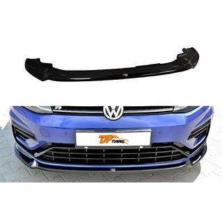 Predný lip spojler DPT V-3 (pre R / R-Line HB, 2017-2019, čierny lesklý) Volkswagen Golf 7/E-Golf 2012–2020 fotografia 1