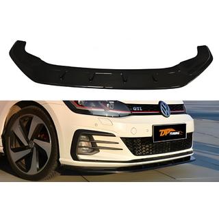 Predný lip spojler DPT V-1 (pre GTI, 2017-2019, čierny lesk) Volkswagen Golf 7/E-Golf 2012–2020 fotografia 1