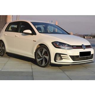Predný lip spojler DPT V-2 (pre GTI, 2017-2019, lesklá čierna) Volkswagen Golf 7/E-Golf 2012–2020 fotografia 2