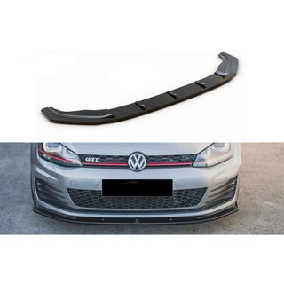 DPT V-1 predný lip spojler / splitter (pre GTI, 2012-2017, čierny lesklý) Volkswagen Golf 7/E-Golf 2012–2020 fotografia 1