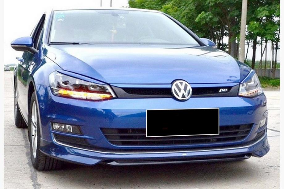Volkswagen Golf 7/E-Golf 2012–2020 Predný lip spojler DPT V-1 (na originálny nárazník, 2012-2017, na lakovanie) Fotografia 1