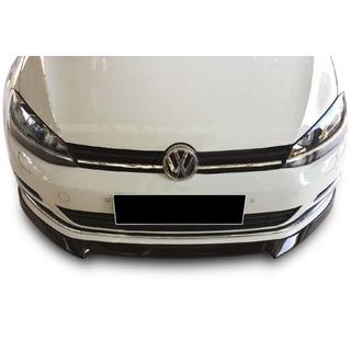 Predný lip spojler DPT V-4 (pre sériový nárazník, 2012-2017, lesklá čierna) Volkswagen Golf 7/E-Golf 2012–2020 fotografia 2