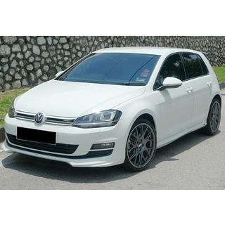 Predný lip spojler DPT V-5 (pre sériový nárazník, 2012-2017, čierny lesk) Volkswagen Golf 7/E-Golf 2012–2020 fotografia 3