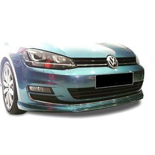 Predný lip spojler DPT V-2 (na sériový nárazník, 2012-2017, čierny lesk) Volkswagen Golf 7/E-Golf 2012–2020 fotografia 4