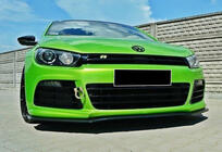 Volkswagen Scirocco 2008–2017 Predný lip nadstavec DPT V1 (2008-2013, lesklá čierna) fotografia 2