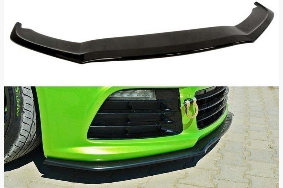 Volkswagen Scirocco 2008–2017 Predný lip nadstavec DPT V1 (2008-2013, lesklá čierna) Image