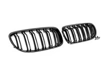 BMW 3 rad E90/E91 2005–2011 M-Look obličkové mriežky (2008-2011, lesklá čierna) fotografia 5
