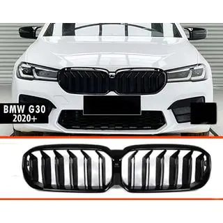 Mriežka chladiča (obličky) M-Look (2021-2023, čierny lesk) BMW 5. rad G30/G31 2017–2023 fotografia 3