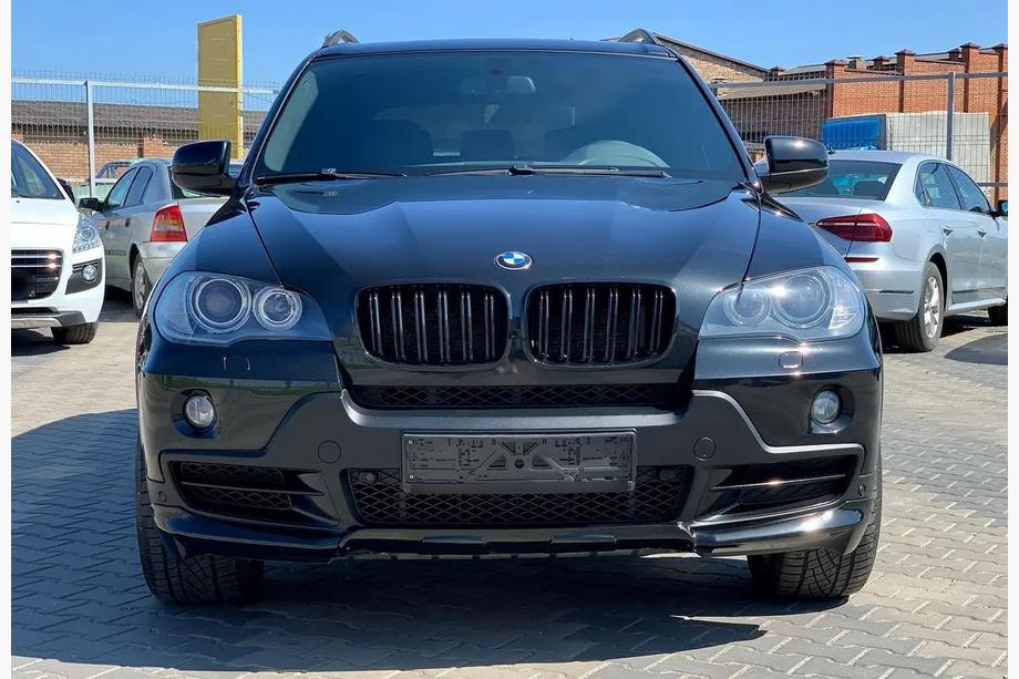 BMW X5 E70 2007–2013 Obličkové mriežky M-Look (lesklá čierna) Fotografia 5