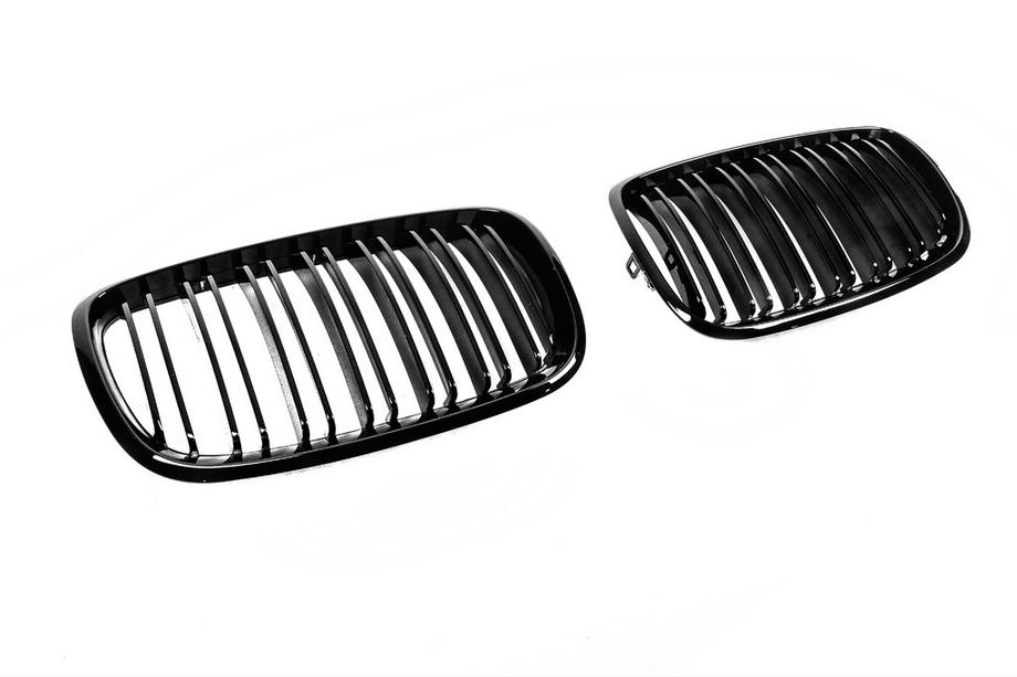 BMW X5 E70 2007–2013 Obličkové mriežky M-Look (lesklá čierna) Fotografia 7