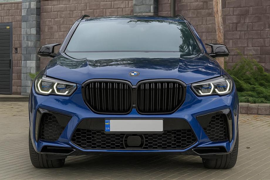 BMW X5 G05 2019–2026 M-Look obličkové mriežky (2018-2022, čierny lesk) Fotografia 1
