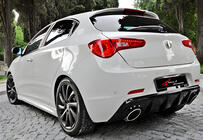 Alfa Romeo Giulietta 2010–2020 Zadný difúzor DPT V-1 (lesklá čierna) fotografia 1