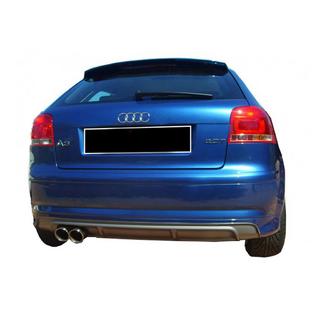 Zadný difúzor DPT (2005-2008, Coupe, čierny lesk) Audi A3 2003–2012 fotografia 2
