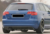 Audi A3 2003–2012 Zadný difúzor DPT (2008-2010, čierny lesklý) fotografia 4