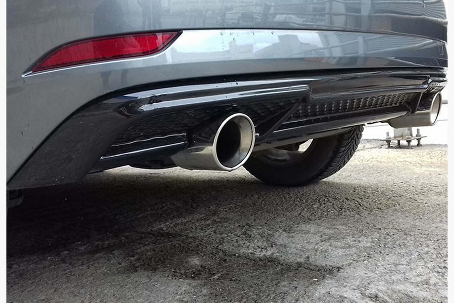 Audi A3 2012–2020 Zadný difúzor DPT (HB, 2017-2020, čierny lesk) Image