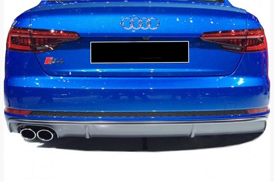 Audi A4 B9 2015–2024 Zadný difúzor DPT (2015-2019, čierny lesk) Fotografia 2