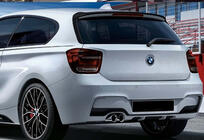 BMW 1. séria F20/F21 2011–2019 Zadný difúzor DPT (lesklá čierna) fotografia 1