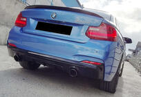 BMW 2. séria F22/F23 2014–2021 Zadný difúzor DPT (lesklá čierna) fotografia 4