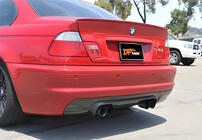 BMW 3 E46 1998–2006 Zadný difúzor DPT (2001-2006, čierny lesk) fotografia 1