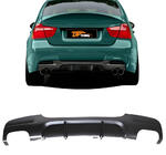 BMW 3 rad E90/E91 2005–2011 Zadný difúzor DPT V-3 (pre E90 M-Sport, čierny lesklý) fotografia 1