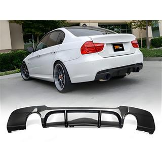 Zadný difúzor DPT V-4 (pre E90 M-Sport, lesklá čierna) BMW 3 rad E90/E91 2005–2011 fotografia 1