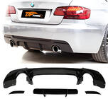 BMW 3. séria E92/E93 2006–2013 Zadný difúzor DPT (pre E92 M-Sport, čierny lesklý) fotografia 1
